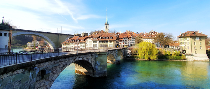 bern old town river view