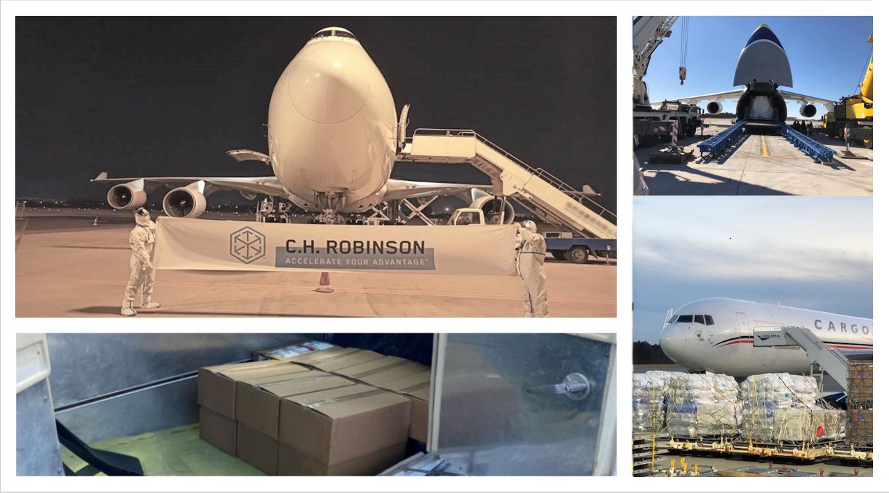 Cargo variety collage