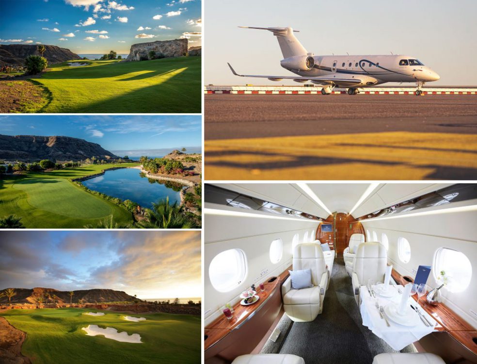 gran canaria golf collage