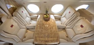 G500 Private Jet Charter Interior