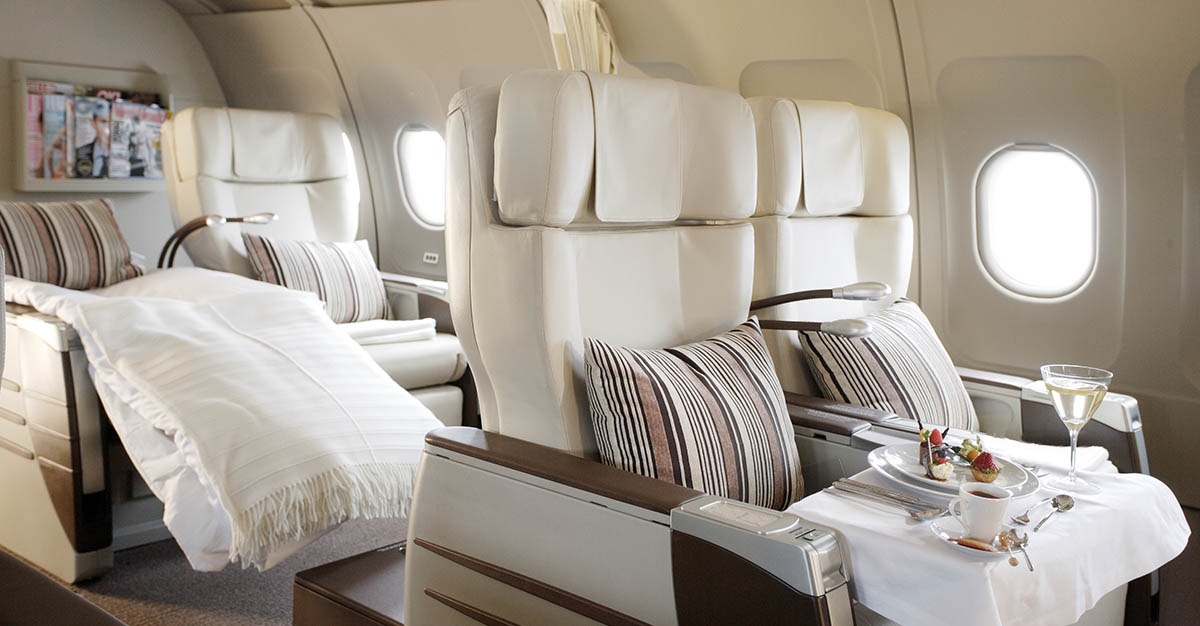 Interior of Private Jet