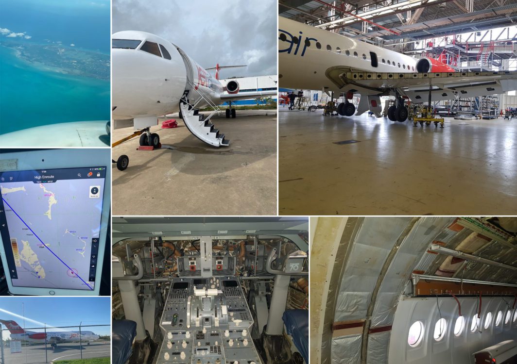 Collage of Fokker 100