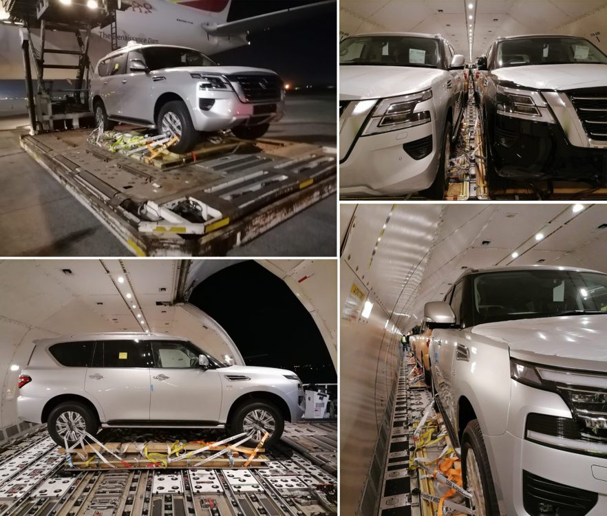 Vehicles in aircraft