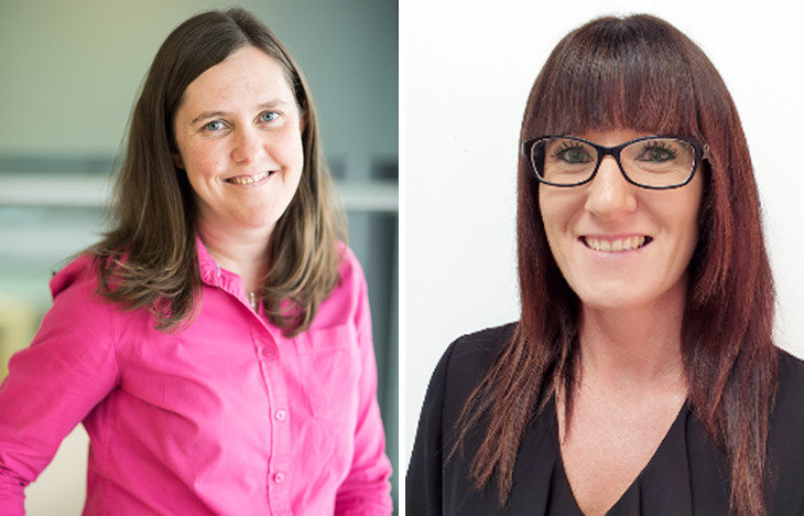 Headshots of Catriona and Jenny