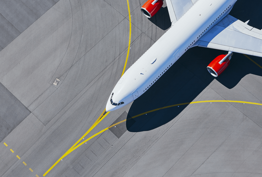 ACMI dry lease aircraft on the runway