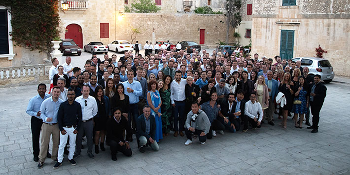 Chapman Freeborn team on a company weekend