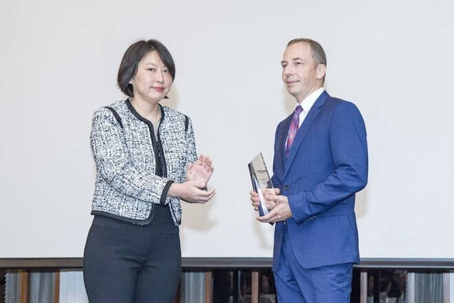 Chapman Freeborn winning Payload Asia Air Charter Broker of the Year