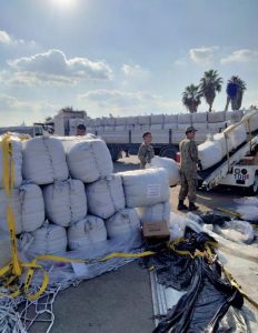 cargo airplane takes off to another humanitarian mission