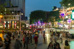 Christmas in Singapore on Orchard Street