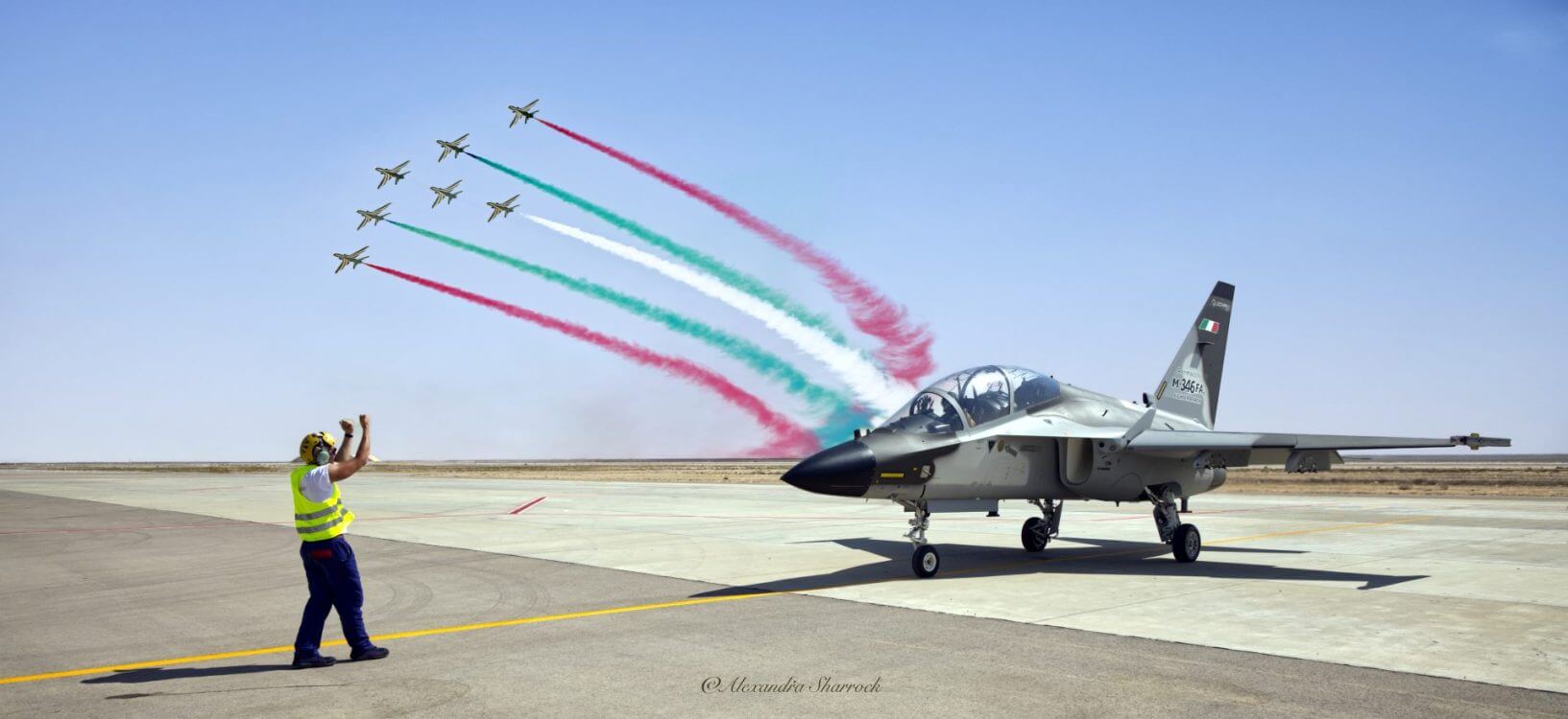 Aircraft flying in the air