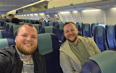 Bastian Heinze (Senior Passenger Charter Broker) and Luca Zinnemann (Team Leader - Private & Commercial Jets DACH)